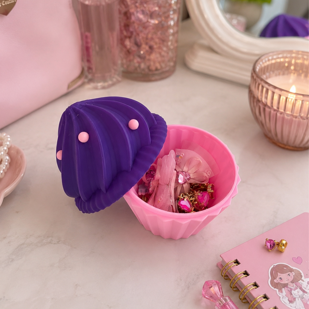 Cup-cake Jewellery Holder