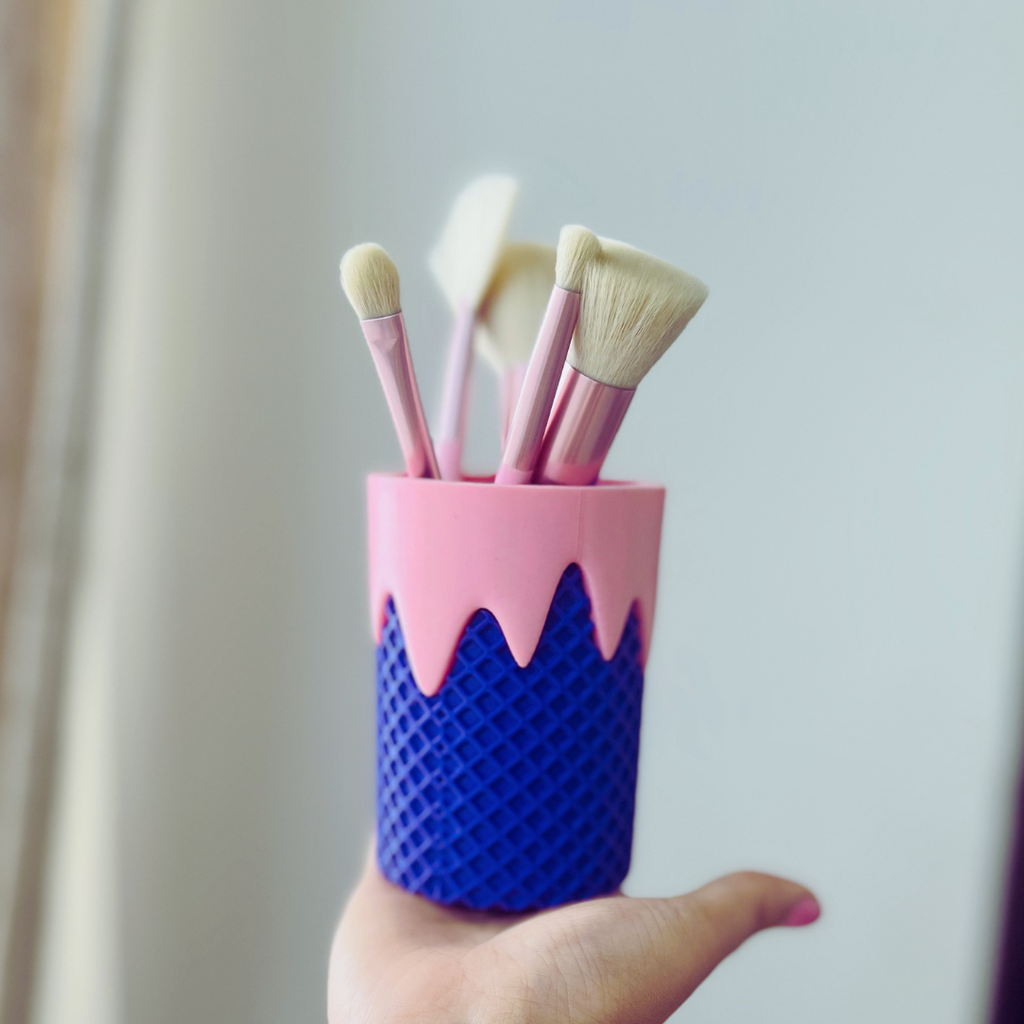 Ice cream Makeup Brush Holder