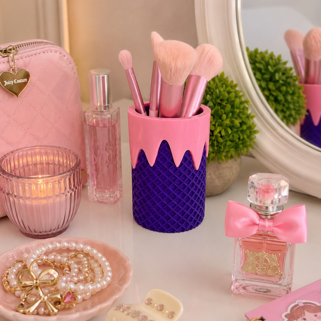 Ice cream Makeup Brush Holder