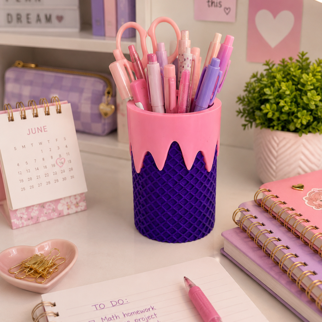 Ice cream Makeup Brush Holder