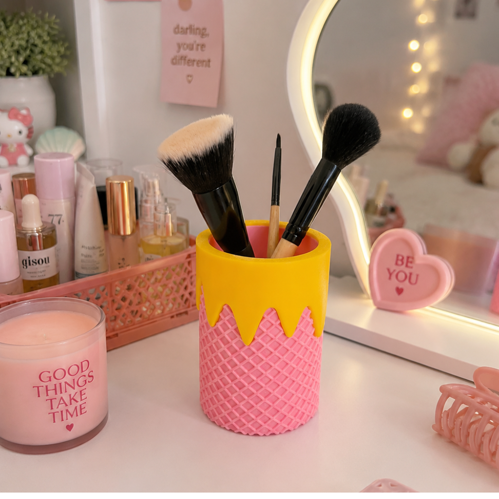 Ice cream Makeup Brush Holder