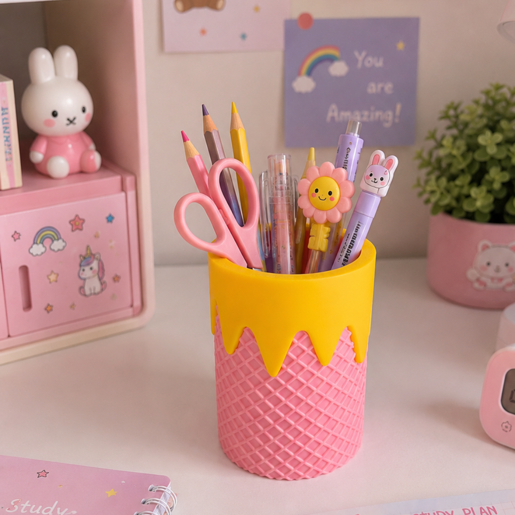 Ice cream Makeup Brush Holder